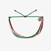 Red, Green & White Bracelet