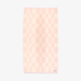 Pink & White Checkerboard Towel