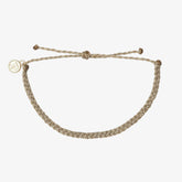Light Grey Mini Braided Bracelet
