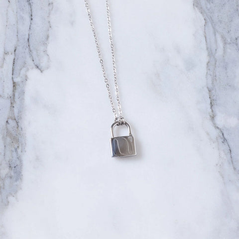 Padlock Pendant Necklace