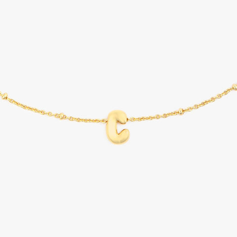 Alphabet Satellite Chain Choker