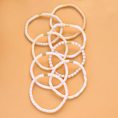 Leche Stretch Bracelet Set of 8