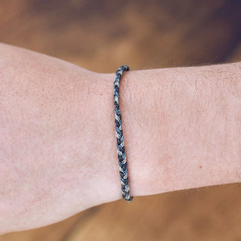 Steel Multi Mini Braided Bracelet