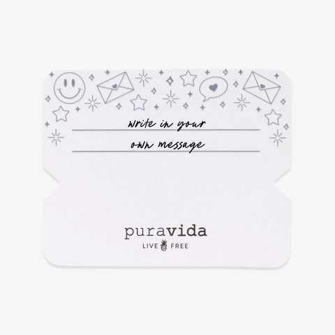 Write Your Own Bracelet Card