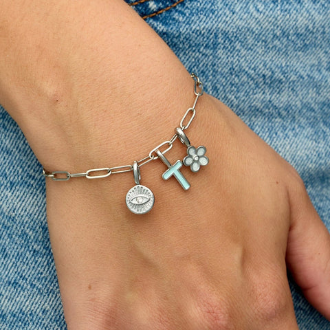Harper Enamel Alphabet Charm