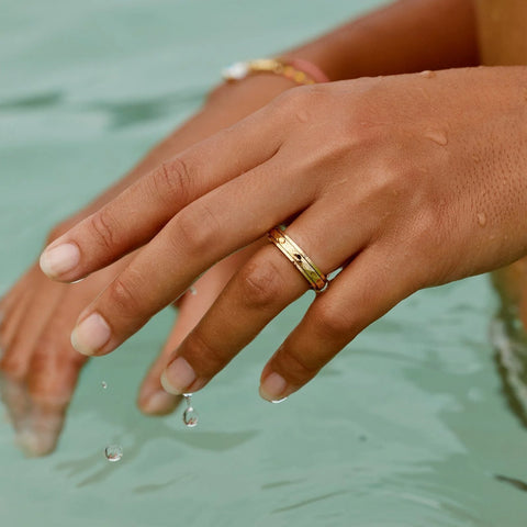 Diamond Cut Fidget Ring