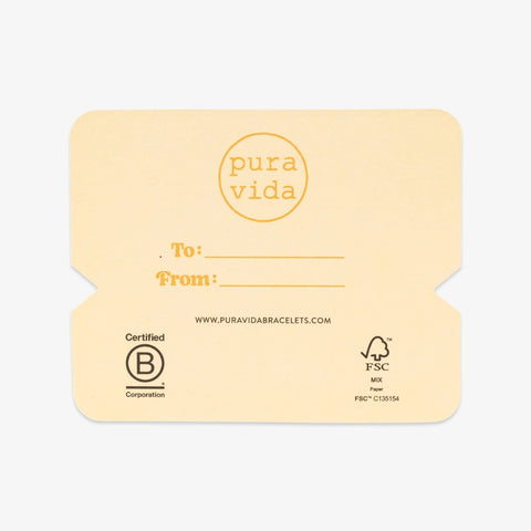 My Sunshine Bracelet Card
