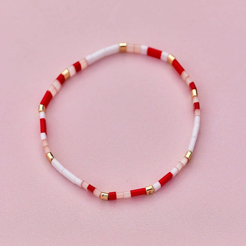 Cuteness Tile Bead Stretch Bracelet