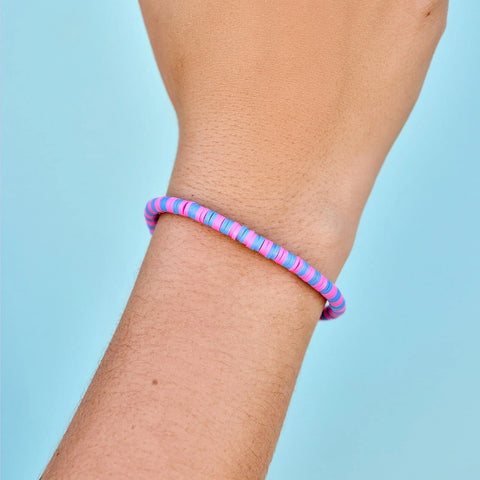 Bubblegum Seascape Stretch Bracelet