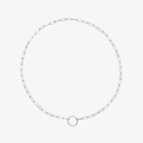 Harper Round Charm Chain Necklace