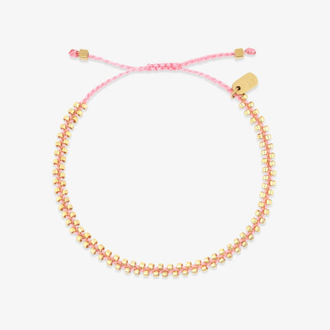 Goldie Woven Seed Bead Bracelet