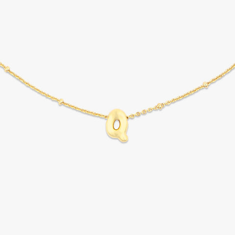 Alphabet Satellite Chain Choker