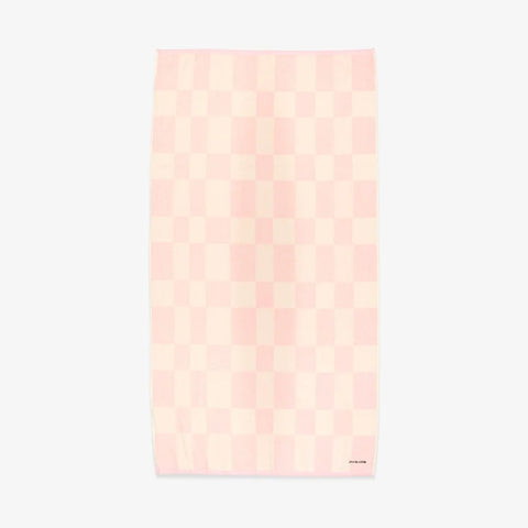 Pink & White Checkerboard Towel