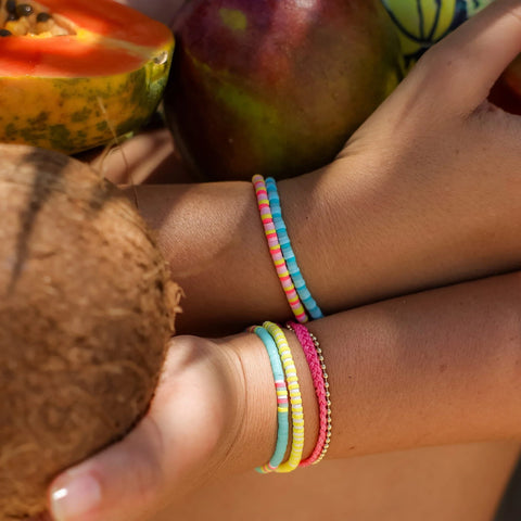 Lemon Surf Stretch Bracelet