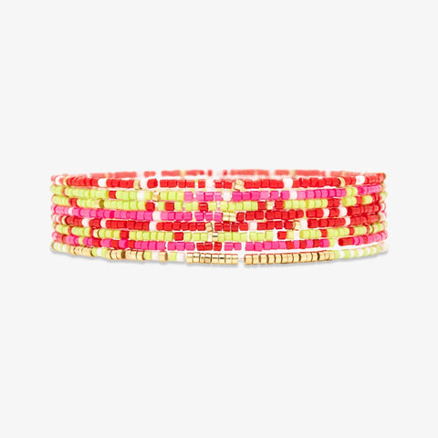 Strawberry Fields Stretch Bracelet Set of 8