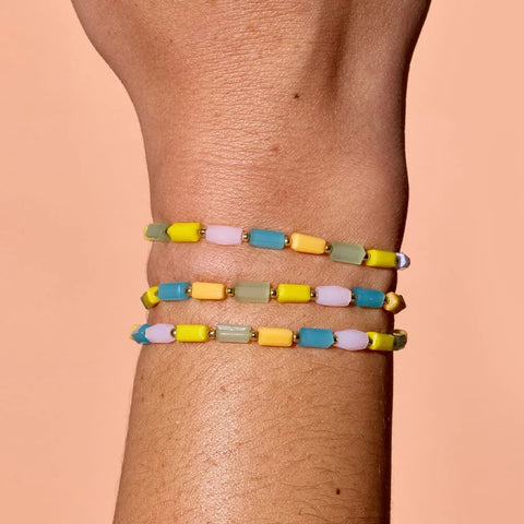 Neon Lights Stretch Bracelet 3 Pack
