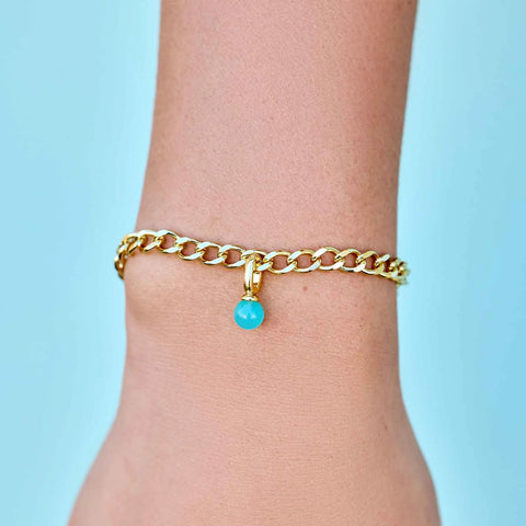 Harper Chalcedony Bead Charm