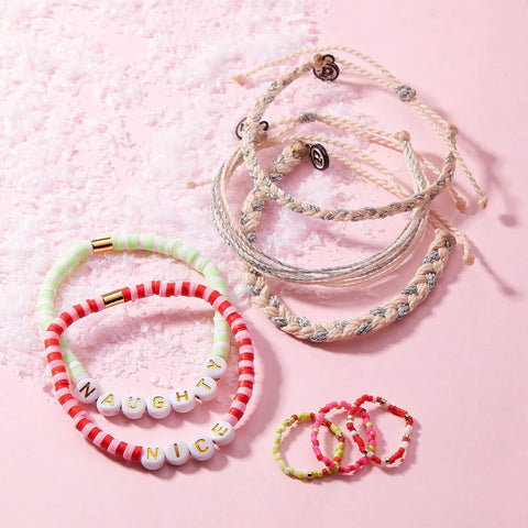 Snowfall Mini Braided Bracelet