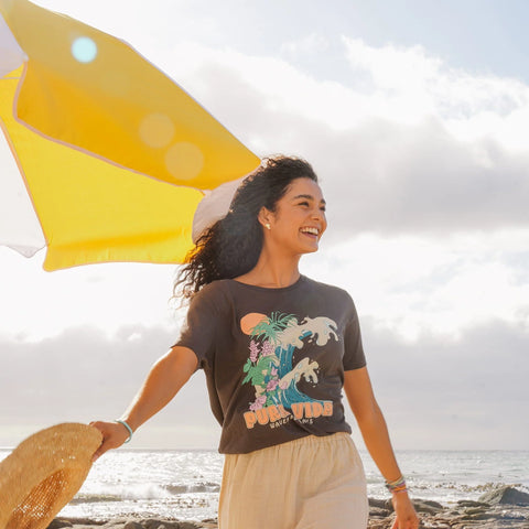 Flower Power Crew Tee