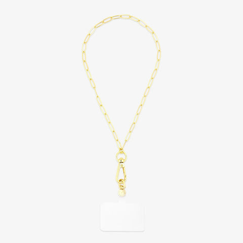 Paperclip Chain Wristlet Phone Chain