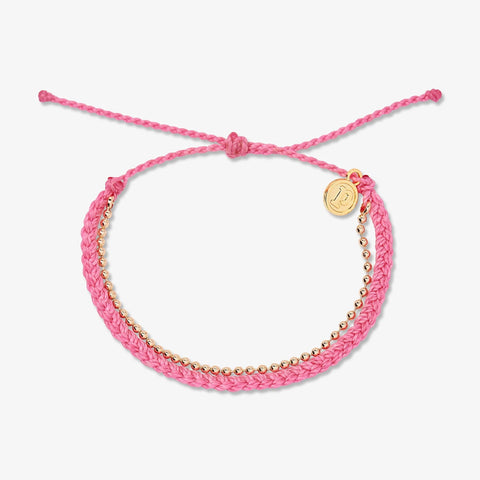 Petite Braid And Bead Bracelet