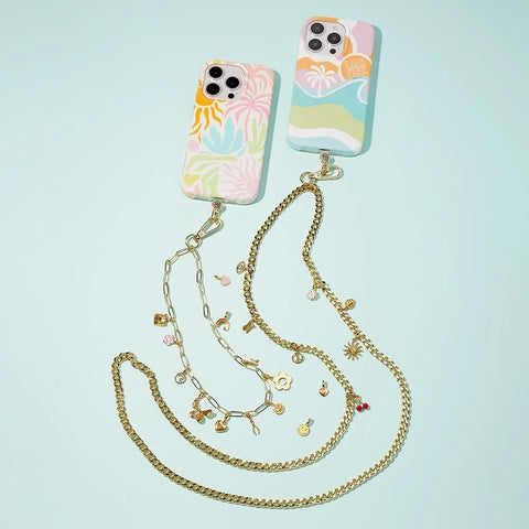 Flat Curb Chain Phone Chain