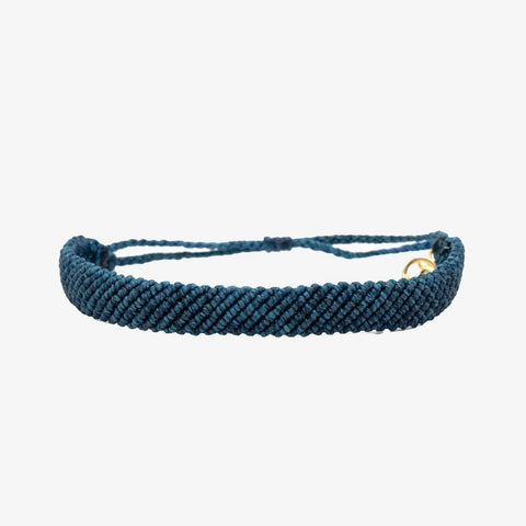 Flat Wide Woven Bracelet