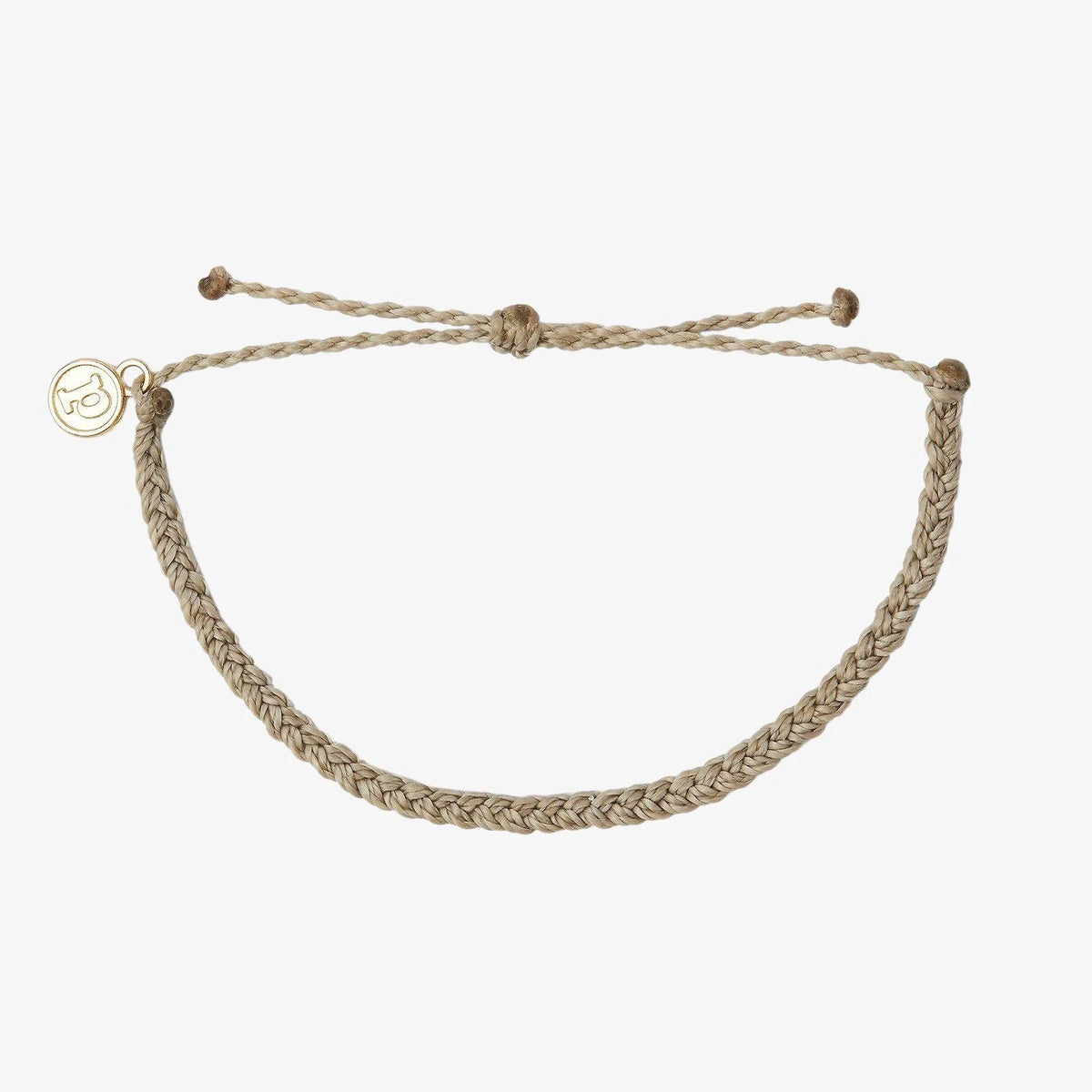 Light Grey Mini Braided Bracelet