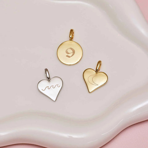 Engravable Coin Harper Charm