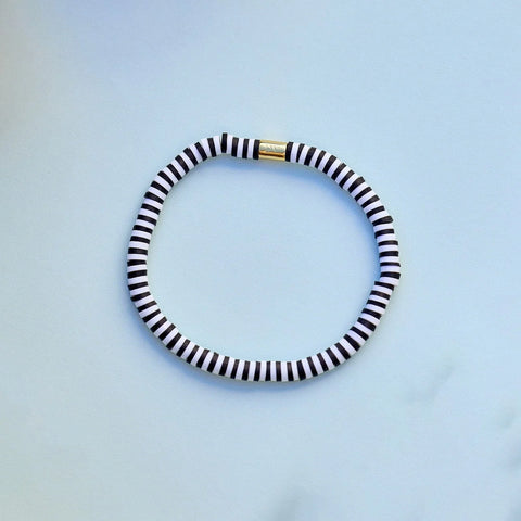 Obsidian Seascape Stretch Bracelet